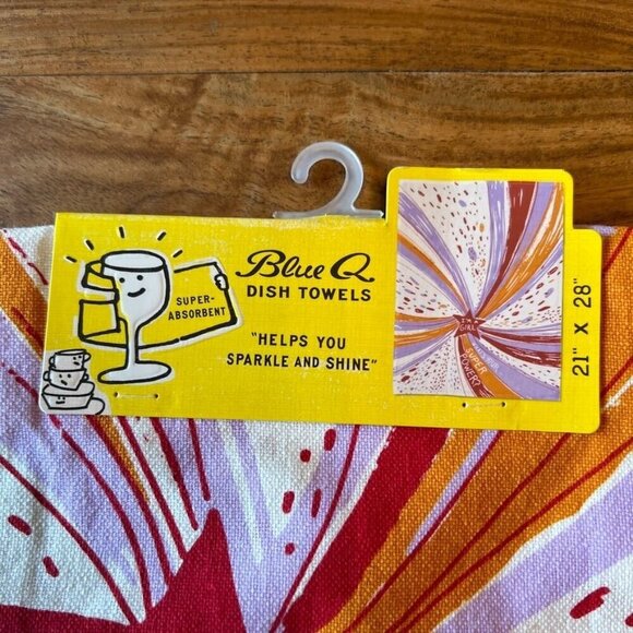 NWT Blue Q I'm A Girl What's Your Super Power? Dish Towel - Picture 4 of 6